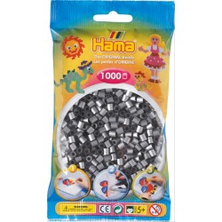 Hama® Bügelperlen Midi   Silber 1000 Perlen