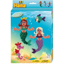 Hama® Bügelperlen kleine Geschenkpackung Meerjungfrauen, 2.000 Stück