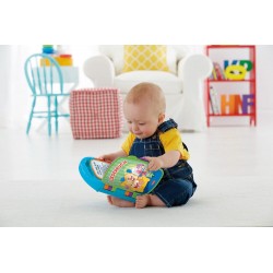 Mattel   Fisher Price Lernspaß Liederbuch blau, Baby Spielzeug mit Musik, Lernspielzeug