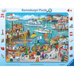 Ravensburger 06152 Puzzle: Ein Tag am Hafen 24 Teile