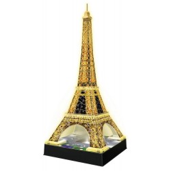 Ravensburger 12579 Puzzle 3D Eiffelturm Night Edition 216 Teile