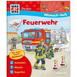 Tessloff WAS IST WAS Junior Mitmach Heft Feuerwehr