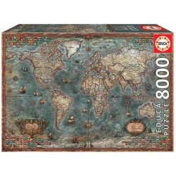 Educa   Historical World Map 8000 Teile