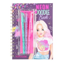 TOPModel Neon Doodle Malbuch Set