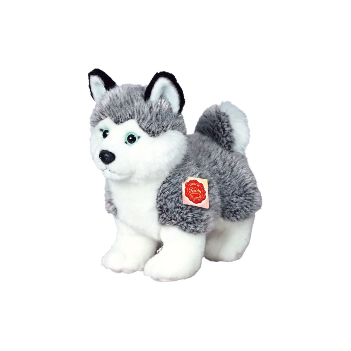 Teddy Hermann Husky stehend, ca. 23 cm