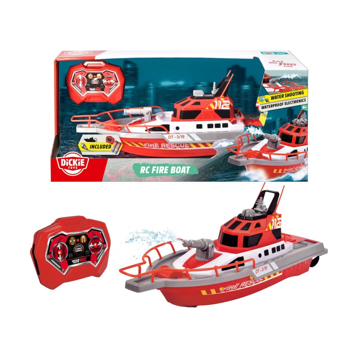 Dickie   RC Fire Boat, RTR