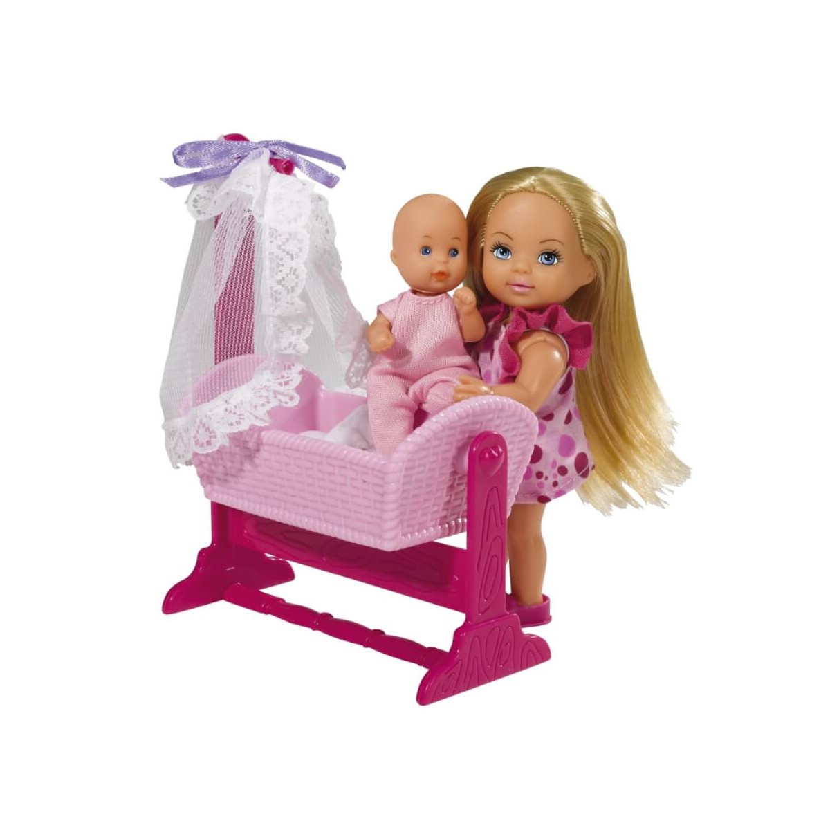 Evi Love Doll Cradle, 2 sortiert