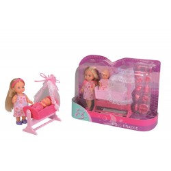 Evi Love Doll Cradle, 2 sortiert