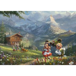 Schmidt Spiele   Puzzle   Disney, Mickey & Minnie in den Alpen