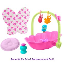 Mattel HBH46 My Garden Baby 2 in 1 Badewanne & Bett
