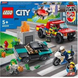 LEGO City 60319   Löscheinsatz und Verfolgungsjagd