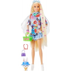 Mattel   Barbie Extra Puppe Flower Power