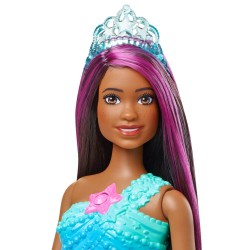 Barbie Brooklyn Zauberlicht Meerjungfrau mit Leuchtfunktion, 3 bis 7Jahre