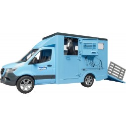 thumb-alternative:Bruder 02674 MB Sprinter Tiertransporter mit 1 Pferd