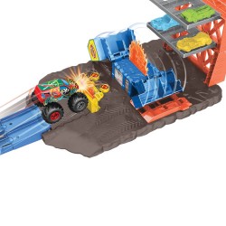 HW Monster Trucks Blast Station Spielset