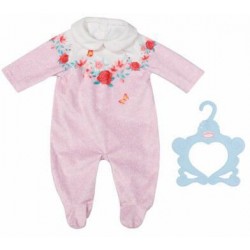 Baby Annabell Strampler rosa Blumen,43cm