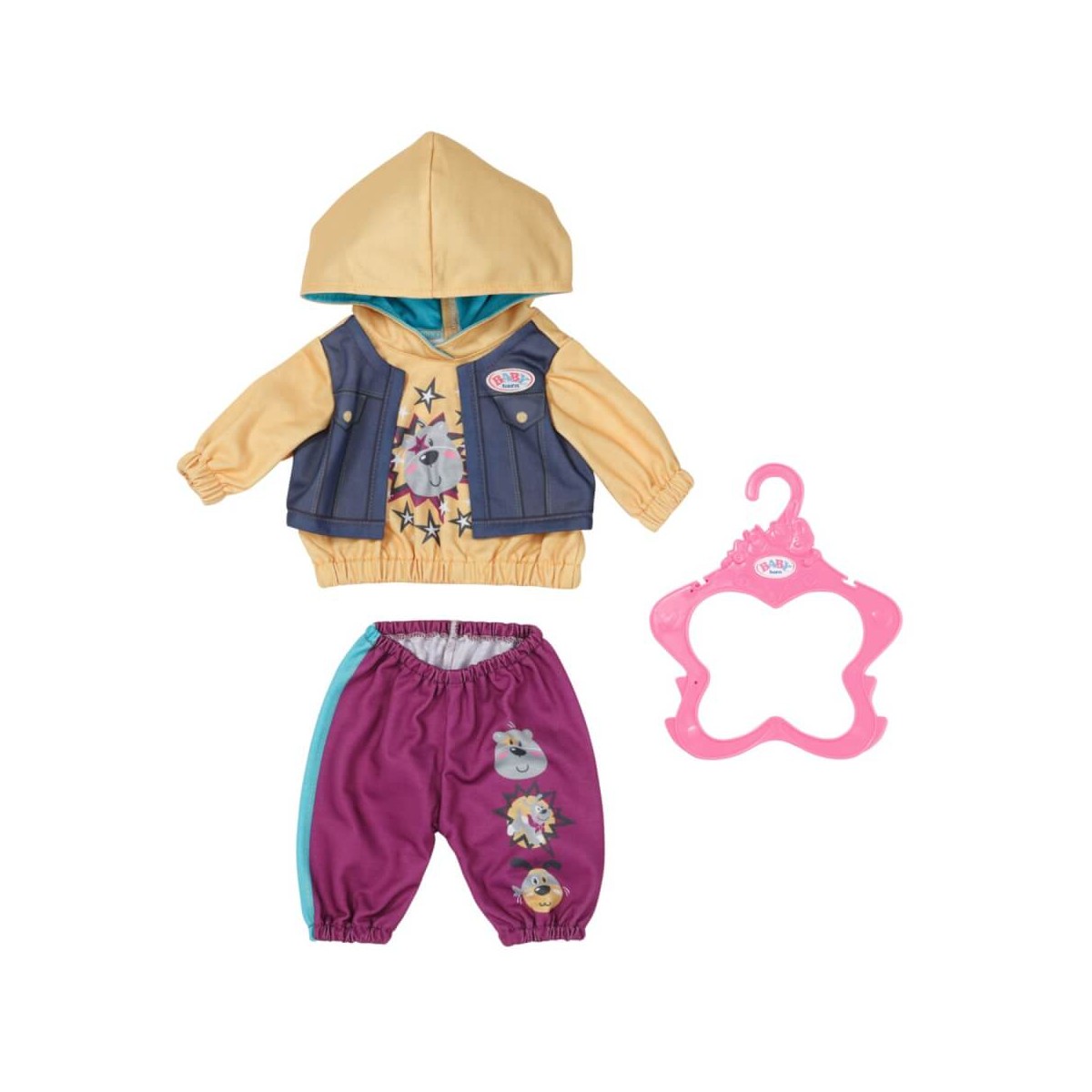 BABY born Outfit mit Hoody 43cm