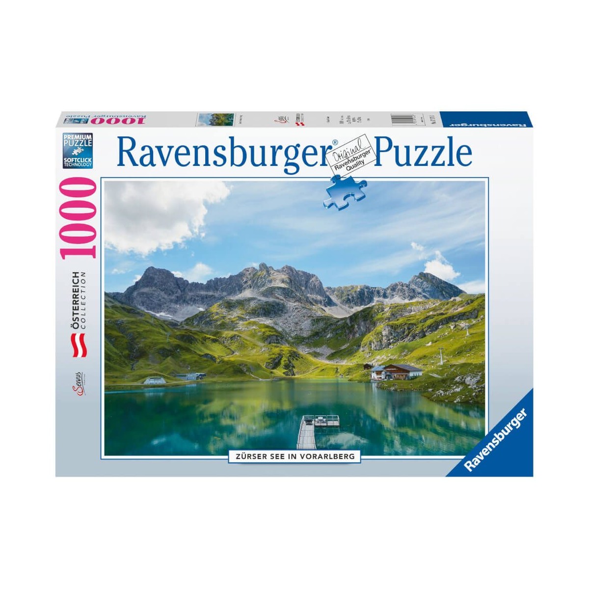 Ravensburger Puzzle 17174   Zürser See in Vorarlberg   1000 Teile Puzzle für Erwachsene und Kinder a