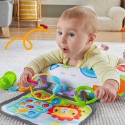 Mattel HGB89 Fisher Price Babys Controller Spielkissen Sensorik Spielzeug in der Bauchlage