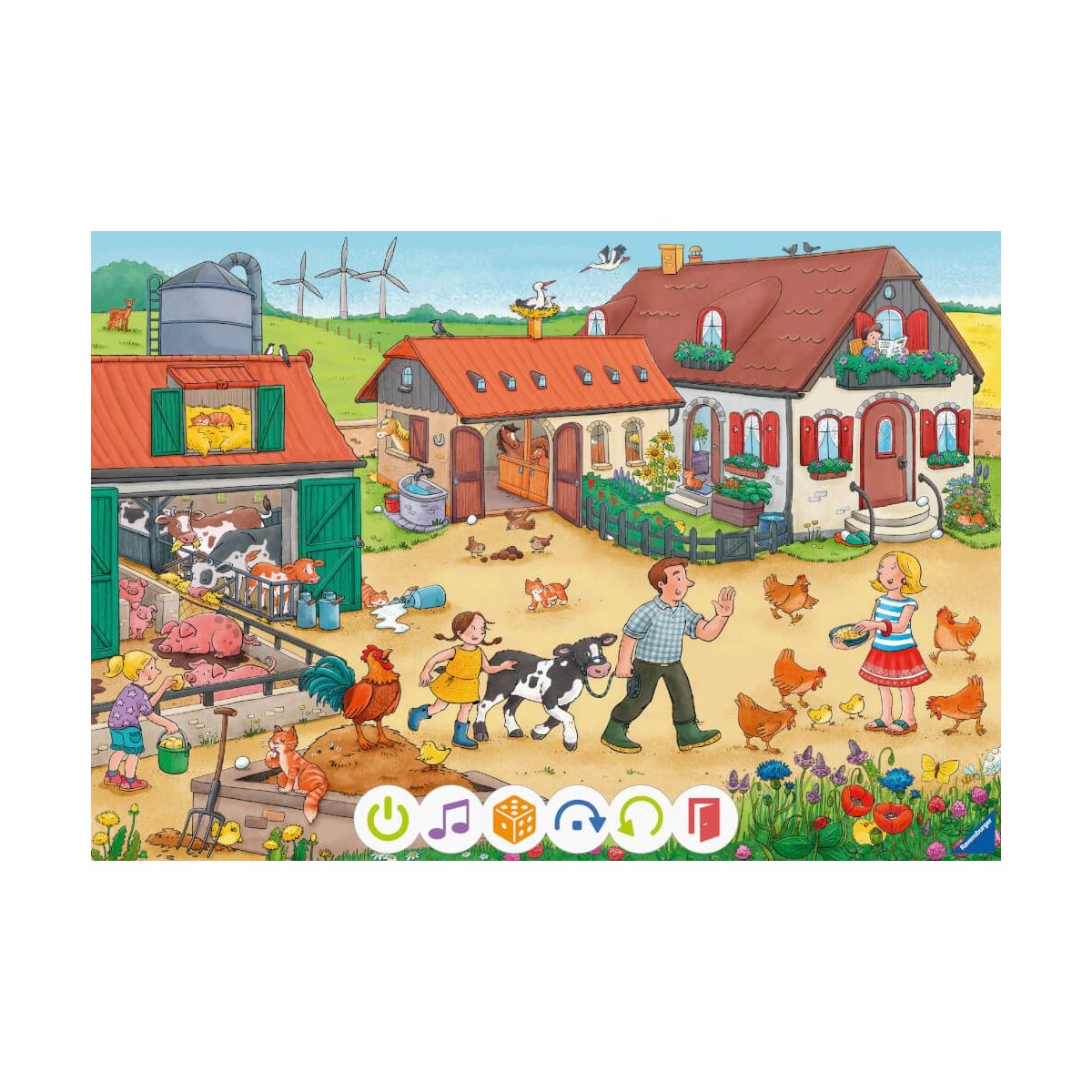 Ravensburger tiptoi 00136 Puzzle für kleine Entdecker: Bauernhof, Puzz