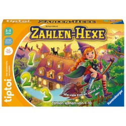 Ravensburger tiptoi Spiel 00132 Zahlen Hexe, Zählen lernen von 1   10 für Kinder ab 3 Jahren