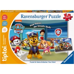 Ravensburger tiptoi Spiel 00135 Puzzle für kleine Entdecker: Paw Patrol   2x24 Teile Kinderpuzzle ab