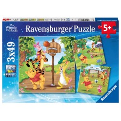 Ravensburger Kinderpuzzle 05187   Tag des Sports   3x49 Teile Disney Puzzle für Kinder ab 5 Jahren