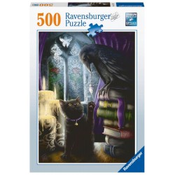 Ravensburger   Rabe und Katze im Turmzimmer, 500 Teile