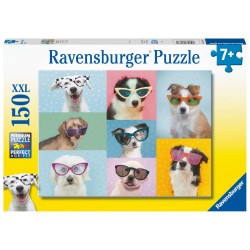 Ravensburger Kinderpuzzle 13288   Witzige Hunde   150 Teile Puzzle für Kinder ab 7 Jahren
