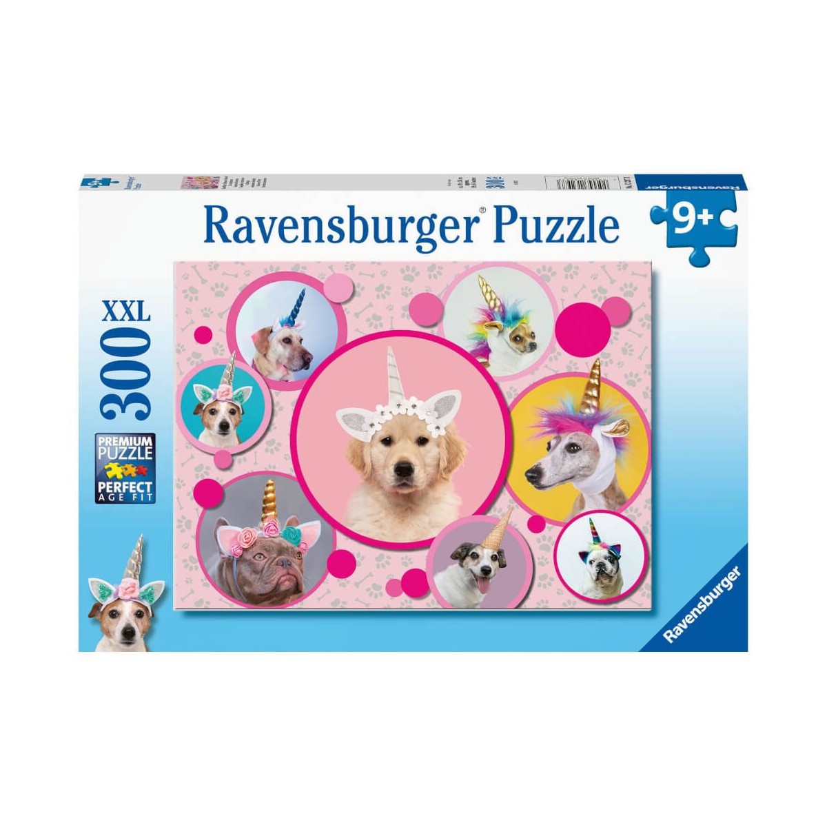 Ravensburger 13297 Puzzle Knuffige Einhorn Hunde 300 Teile