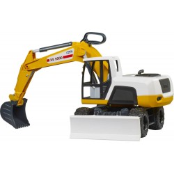 thumb-alternative:Bruder 03413 Mobilbagger (gelb weiß)