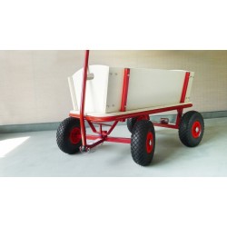 thumb-alternative:Bollerwagen mit Bremse   PU Reifen