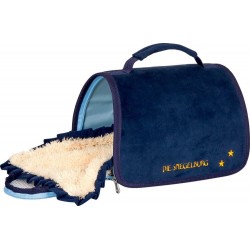 Reisetasche für Plüschtiere, blau   Lustige Tierparade