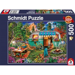 Schmidt Spiele 57379 Camper Romantik, Puzzle 500 Teile