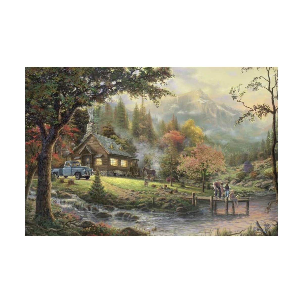 Schmidt Spiele Puzzle Idylle am Fluss 500 Teile