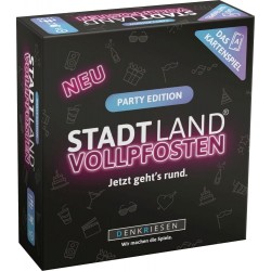 STADT LAND VOLLPFOSTEN® – Das Kartenspiel – PARTY EDITION Jetzt geht's rund.