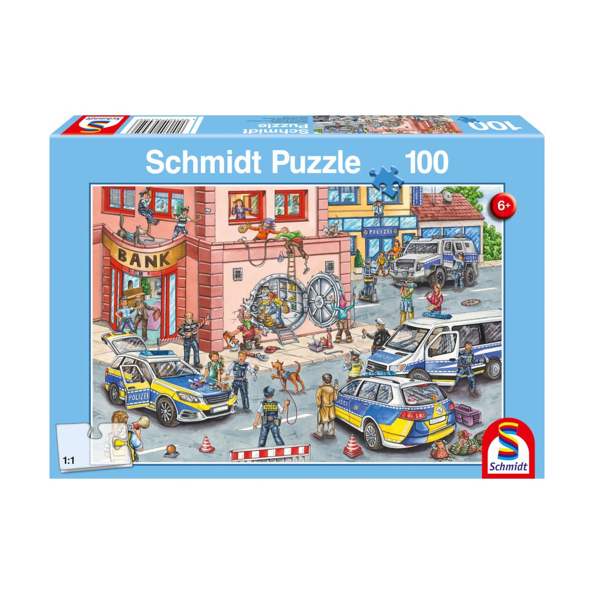 Schmidt Spiele 56450 Polizeieinsatz, 100 Teile