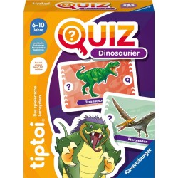 Ravensburger tiptoi 00165 Quiz Dinosaurier, Quizspiel für Kinder ab 6 Jahren, für 1 4 Spieler