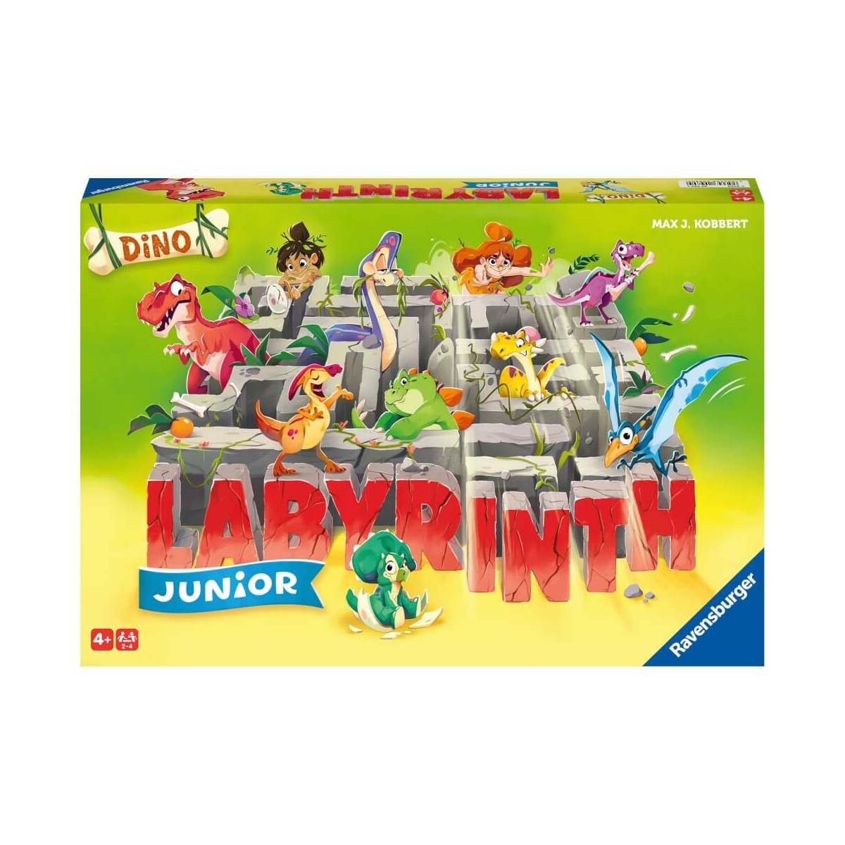 Ravensburger® 20980   Dino Junior Labyrinth    Familienklassiker für die Kleinen, Spiel für Kinder a