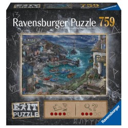 Ravensburger EXIT Puzzle 17365 Das Fischerdorf   759 Teile Puzzle für Erwachsene und Kinder ab 14 Ja