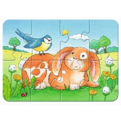thumb-alternative:Ravensburger Kinderpuzzle   06951 Niedliche Haustiere   my first puzzle mit 2,4,6,8 Teilen   Puzzle