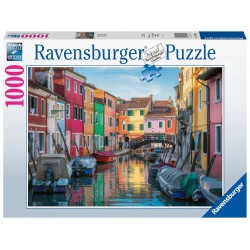Ravensburger Puzzle 17392 Burano in Italien   1000 Teile Puzzle für Erwachsene und Kinder ab 14 Jahr
