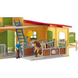 schleich® Farm World 42609 Ponybox mit Islandpferd Hengst