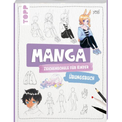 Manga-Zeichenschule Kinder Übungsbuch