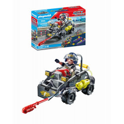 PLAYMOBIL 71147 SWAT Multi Terrain Quad