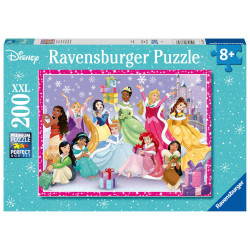 Ravensburger Kinderpuzzle 13385   Ein zauberhaftes Weihnachtsfest   200 Teile XXL Disney Princess Pu