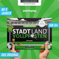 STADT LAND VOLLPFOSTEN®   FUßBALL EDITION   Heimspiel.   A4