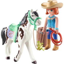 PLAYMOBIL 71358 Ellie & Sawdust mit Westernübung