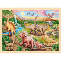 Einlegepuzzle Dinosaurierwand