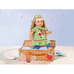 Dolly Moda Shirt + Leggings Erdbeeren 43